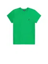 Polo Ralph Lauren Woman T-shirt Emerald Green Size L Cotton In Preppy Green