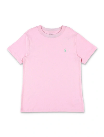 Polo Ralph Lauren Kids' T-shirt In Rosa