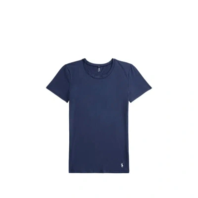 Polo Ralph Lauren T-shirt Slim En Coton In Blue