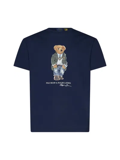 Polo Ralph Lauren T-shirt In Sp24 Newport Navy Hrtg Bear