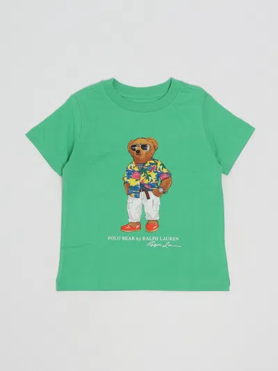 Polo Ralph Lauren Kids' T-shirt T-shirt In Verde