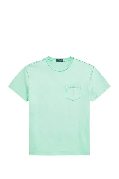 Polo Ralph Lauren T-shirt In Verde Acqua