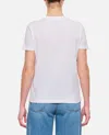 Polo Ralph Lauren Womens Cotton Blend Short Sleeve T-shirt In White