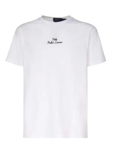 Polo Ralph Lauren T-shirt With Embroidery In White