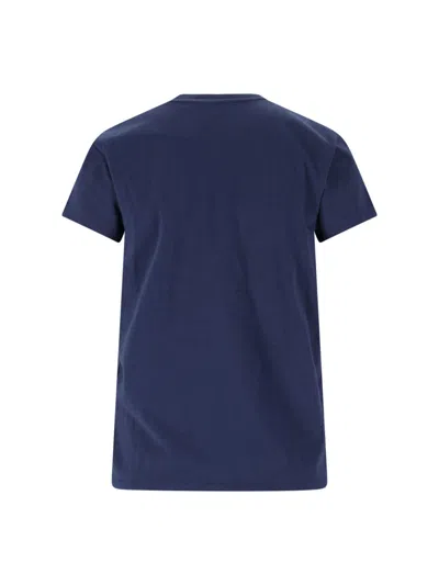 Polo Ralph Lauren T-shirt With Flag In Blue