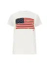 Shop Polo Ralph Lauren T-shirt With Flag In White
