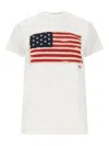 Polo Ralph Lauren T-shirt With Flag In White