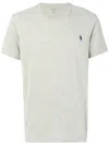 Polo Ralph Lauren Embroidered T-shirt In Gray