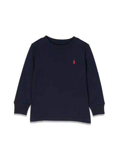 Polo Ralph Lauren T Shirt With Logo In Blue