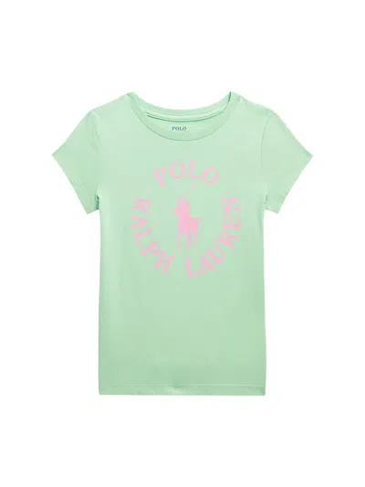 Polo Ralph Lauren Kids' T-shirt With Logo In Green