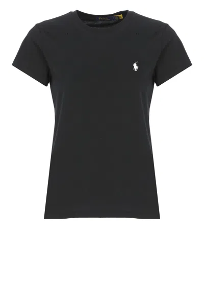 Polo Ralph Lauren T-shirt With Pony In Black