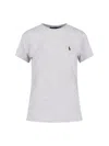 Polo Ralph Lauren Polo Pony Cotton T-shirt In Gray