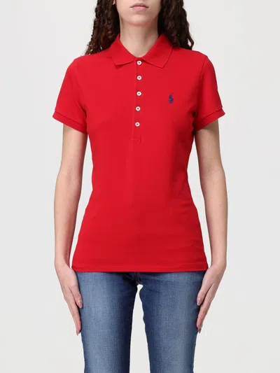 Polo Ralph Lauren T-shirt Woman  In Red