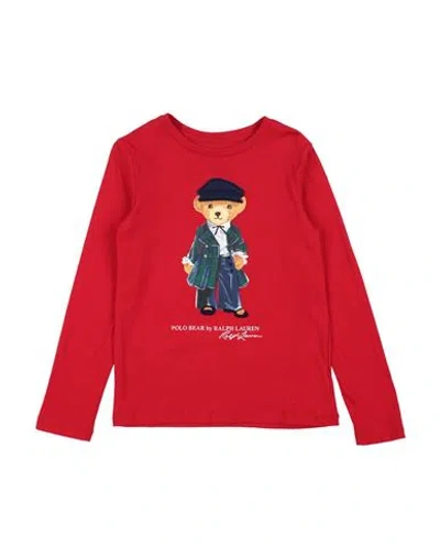 Polo Ralph Lauren T-shirt Woman T-shirt Red Size 12 Cotton In Red