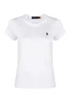 Polo Ralph Lauren Cotton Jersey Crewneck T-shirt In White