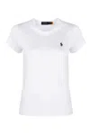 Polo Ralph Lauren Cotton Jersey Crewneck T-shirt In White