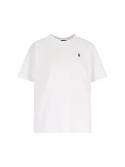 Polo Ralph Lauren T-shirts And Polos In White
