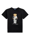 Polo Ralph Lauren Polo Bear Cotton Jersey T-shirt In Black