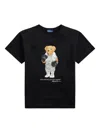 Polo Ralph Lauren Polo Bear Cotton Jersey T-shirt In Black