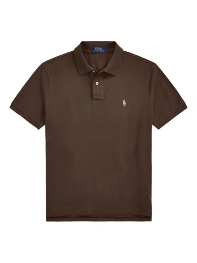 Polo Ralph Lauren Short-sleeve Polo Shirt In Burgundy