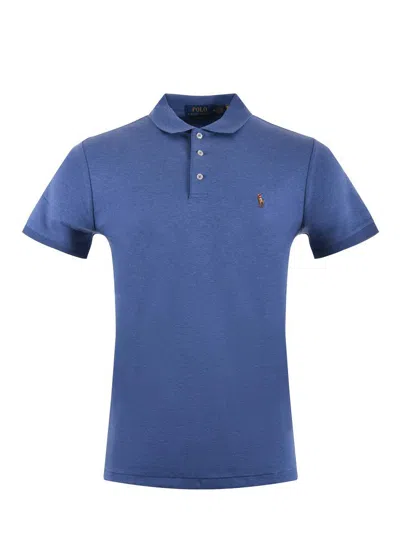 Polo Ralph Lauren T-shirts And Polos In Azzurro Melange