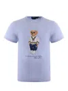 Polo Ralph Lauren Big & Tall Polo Bear Jersey T-shirt In Blue