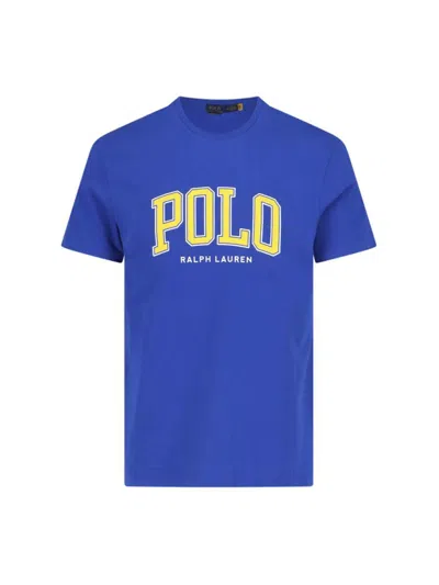 Polo Ralph Lauren Ralph Lauren Slim Fit Logo T Shirt Blue