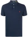 Polo Ralph Lauren Cotton Mesh Classic Fit Polo Shirt In Blue
