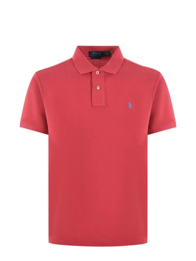 Polo Ralph Lauren T-shirts And Polos Coral Red