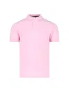 Polo Ralph Lauren Logo-embroidered Polo T-shirt In Pink