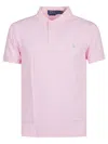 Polo Ralph Lauren Logo-embroidered Polo T-shirt In Pink
