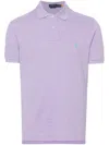 Polo Ralph Lauren Polo Pony-embroidered Polo Shirt In Purple