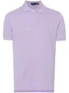 Polo Ralph Lauren Polo Pony-embroidered Polo Shirt In Purple