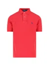 Polo Ralph Lauren Logo Embroidery Polo Shirt In Red