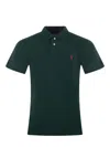 Polo Ralph Lauren Custom Slim Fit Mesh Polo In Verde Inglese
