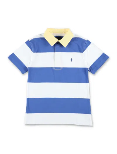 Polo Ralph Lauren Kids'  T Shirts And Polos White In Blue