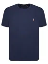 Polo Ralph Lauren Custom Slim-fit In Pima Cotton T-shirt In Blue