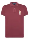Polo Ralph Lauren Cotton Polo Shirt In Burgundy