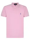 Polo Ralph Lauren Pink Polo Shirt With Pony Detail On The Front In Pink