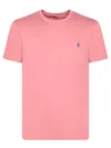 Polo Ralph Lauren Embroidered Rider T-shirt Slim Fit In Pink
