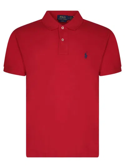 Polo Ralph Lauren Classic Red Pique Cotton Polo Shirt