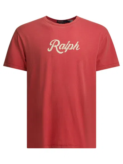 Polo Ralph Lauren Logo-printed Crewneck T-shirt In Red
