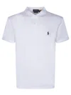 Polo Ralph Lauren Ralph Lauren Custom Slim Fit Stretch Mesh Polo Shirt In White