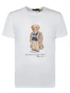 Polo Ralph Lauren White Polo Bear T-shirt Custom Slim-fit In White