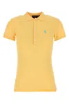 Polo Ralph Lauren Ralph Lauren Julie Logo-embroidered Polo Shirt In Yellow