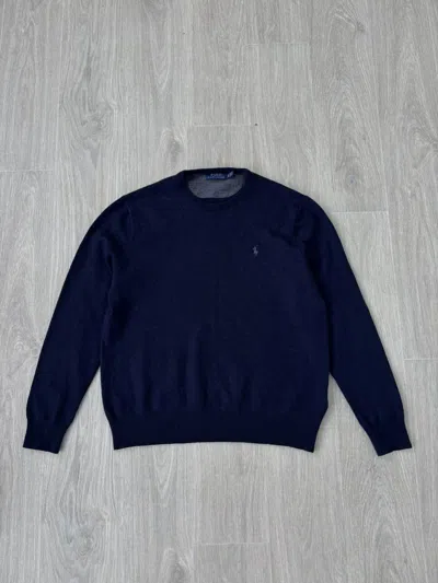 Pre-owned Polo Ralph Lauren T Sweater In Blue