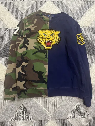 Pre-owned Polo Ralph Lauren T Tiger Sweatshirt In Blue