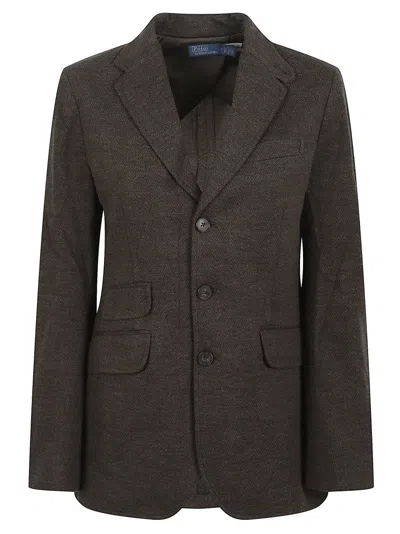 Polo Ralph Lauren Tailored Brown Herringbone Blazer