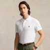 Polo Ralph Lauren Stretch-cotton Performance Tailored Polo Shirt In White