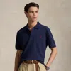 Polo Ralph Lauren Tailored Fit Performance Mesh Polo Shirt In Refined Navy